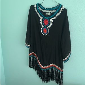 Crotchet blouse/coverup